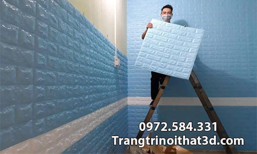 Thi cong xop dan tuong 3d don gian