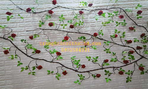 trang tri quan cafe voi xop dan tuong 3d