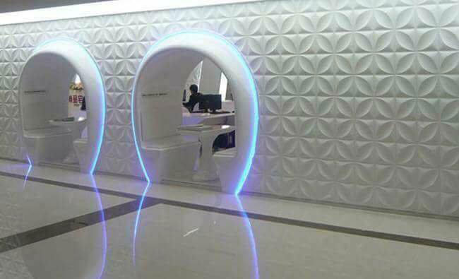 Xop dan tuong 3d trang tri phong hop